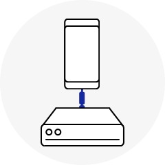 Desde un disco externo