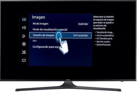Configuración de "Tamaño de imagen"
