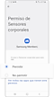 Seleccione permitir o no permitir los permisos de la aplicación