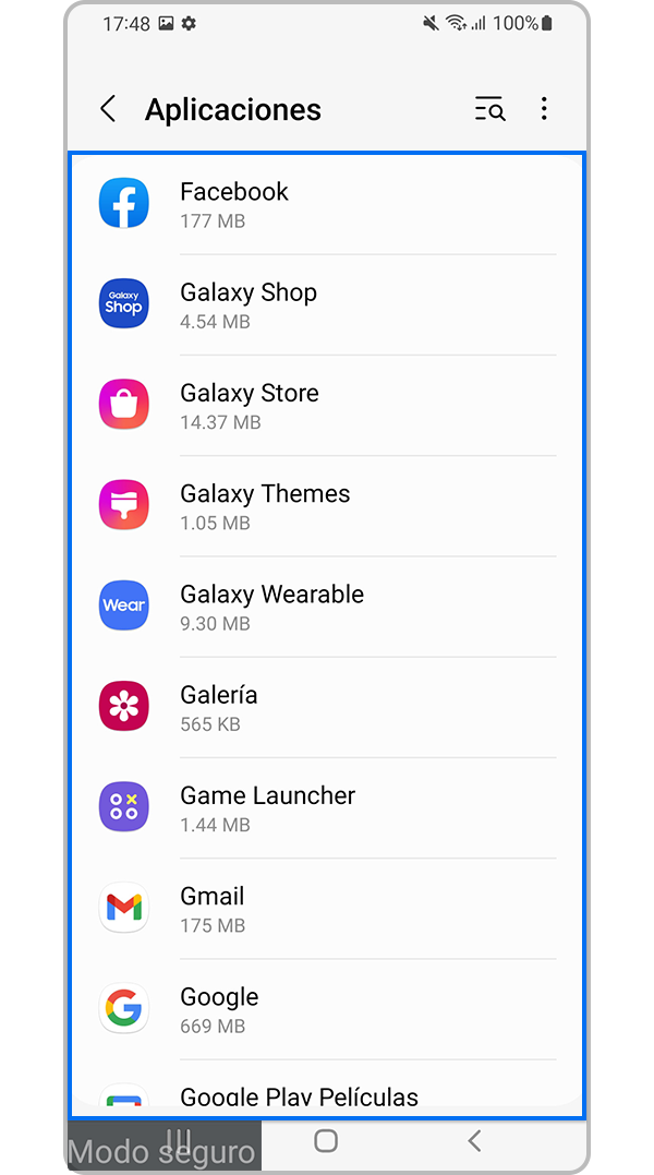 Identificar aplicaciones desconocidas o maliciosas