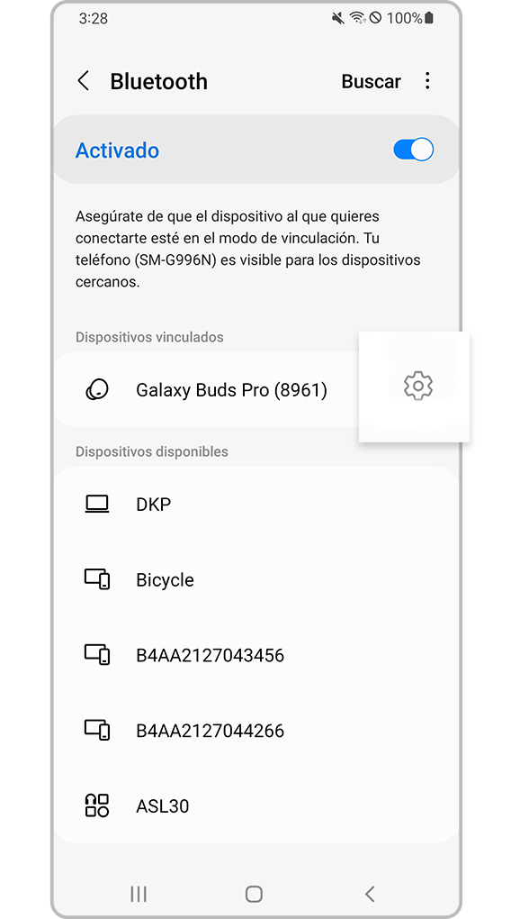 reparación de dispositivo bluetooth paso 3