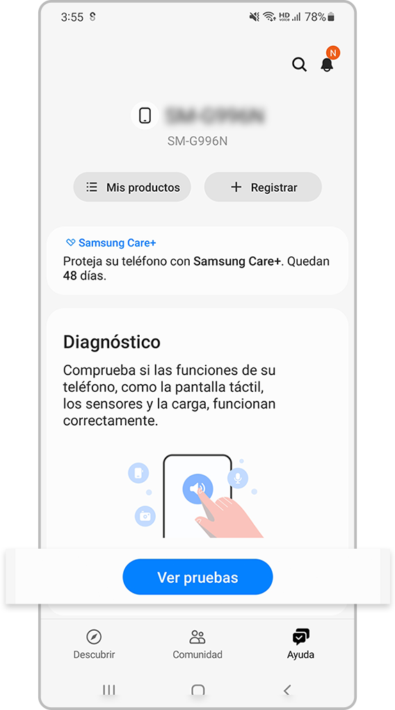 Miembros de Samsung Ver pruebas
