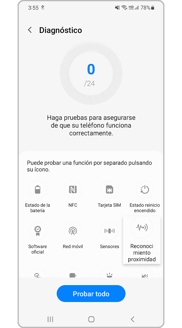reconocimiento de proximidad