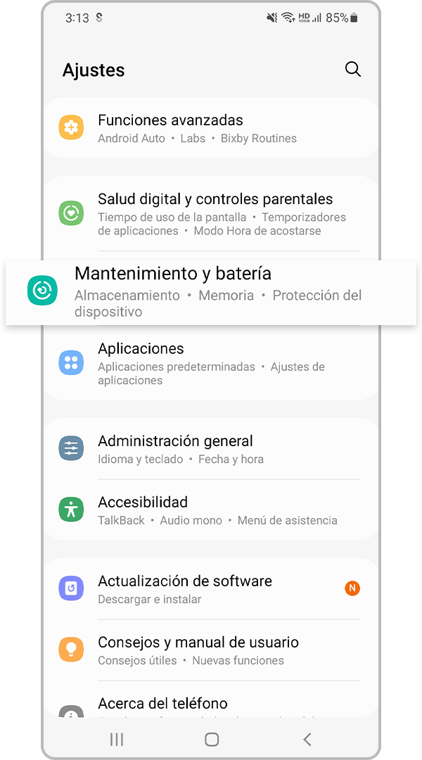 Cuidado de la batería y el dispositivo