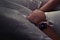 Close up of a Galaxy Watch on a wrist