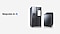 Samsung’s Bespoke AI product lineup shows: Bespoke AI Windfree, Bespoke AI Laundry, Bespoke Jet Bot Combo AI Robot Vacuum Cleaner and Bespoke AI Home Side-by-Side Refrigerator. Bespoke AI logo.