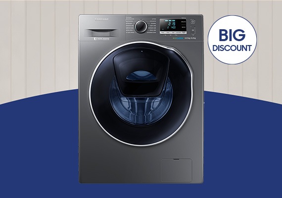 10 kg Washer 6 kg Dryer Front Load Combo