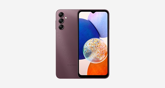 Galaxy A14 5G in Dark Red