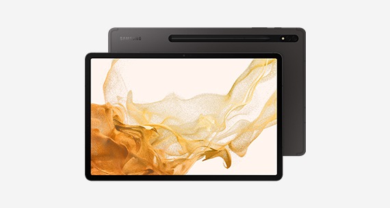 Galaxy Tab S8+ 5G in Graphite color