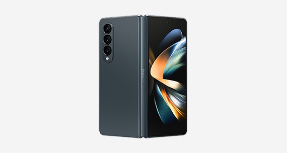 Galaxy Z Fold4 in Gray Green