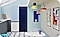 Choose from our various Samsung BESPOKE colors and customize the design to suit your kitchen. A Glam Navy BESPOKE 1-door refrigerator stands next to a Satin Sky Blue-Glam White 2-door BESPOKE