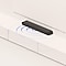 There is an illustration of a main soundbar unit placed on a console right below a TV. There are sound waves coming out from the bottom.