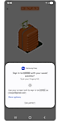 Biometric authentication screen