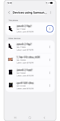 Tapping More options of connected device