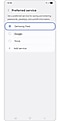 Selecting Samsung Pass