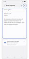 Selecting the Send icon