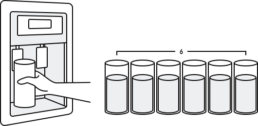 drain the water until cool water comes out
