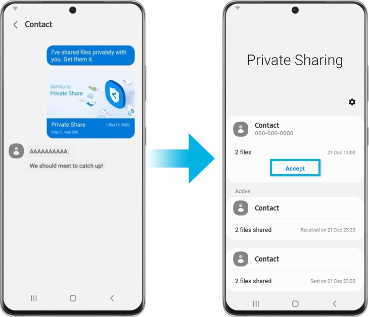 private share view step 1 and 2
