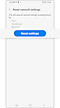 Tap Reset settings