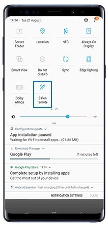 s-pen-notification-panel