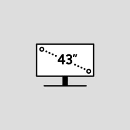 43 Inch