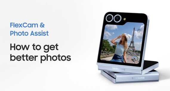 Galaxy Z Flip6: How to use FlexCam and Photo Assist