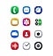 Galaxy app icons from One UI 6 change to a new design of One UI 7. They scatter across a Galaxy smartphone's home screen. Widgets for Countdown, Weather, Gallery and Today's schedules are displayed. The screen is locked, with a man in a dynamic pose. Below are shortcut icons and a pop-up notification of the music playing. It rotates to display the Voice Recorder, featuring the duration and a stop icon. The pop-up rotates to display the Timer. It features the remaining time, set time, end time and a pause icon. Two new screens appear. One shows the redesigned notification panel. At the top are Edit, Power off and Settings icons. Below are icons for Wi-Fi, Bluetooth, Auto Rotate and more. Below are a media controller, sliders for volume and brightness and icons for sound mode and Dark mode. At the bottom are icons for Nearby devices and SmartThings. On the other screen are Live notifications. Voice Recorder and Timer with real-time updates, missed calls, messages, a Settings icon and a Clear icon.
