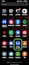 View of a home screen with the "Galaxy Wearable" app highlighted.