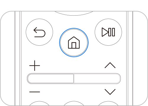 press and hold the Home button