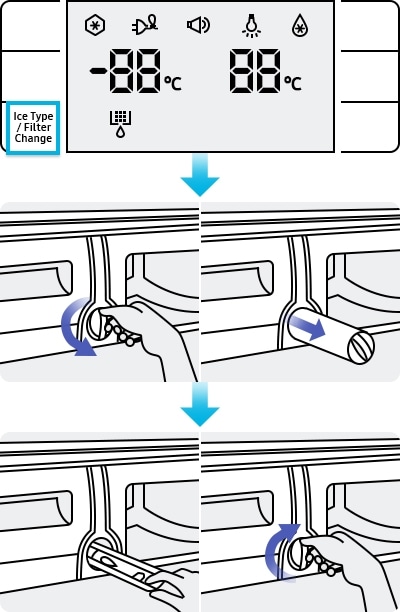 how to replace the water purifier filter