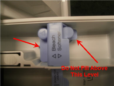 Why are there blue stains on the laundry?