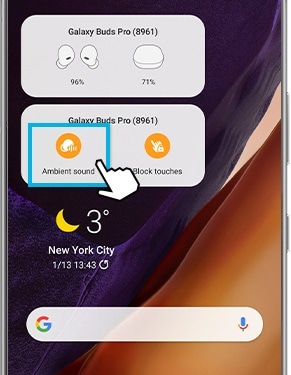 buds pro widget