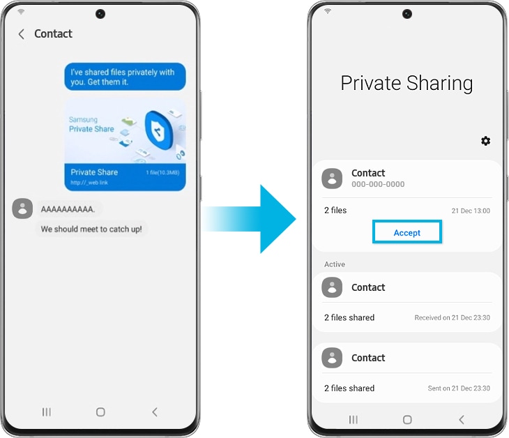 private share view step 1 and 2