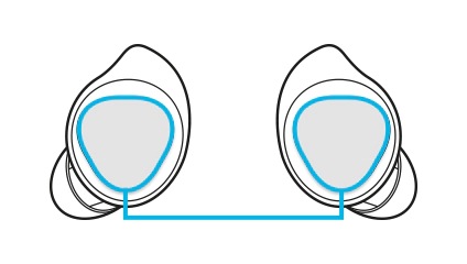 Location of touchpad