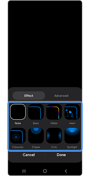 Various lighting effects