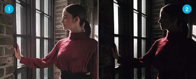 Night mode on and off