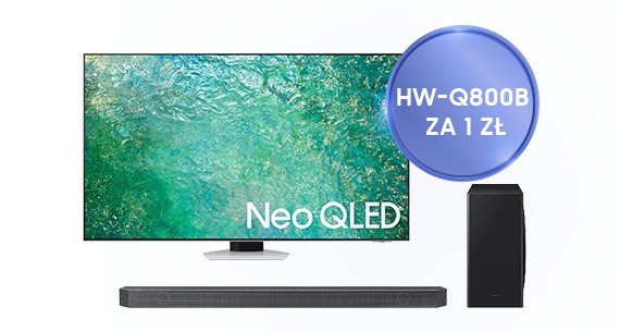 Kup telewizor Samsung NEO QLED 4K QE65QN85CATXXH i odbierz soundbar HW-Q930B za 1 zł