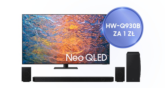 Kup telewizor Samsung NEO QLED 4K QE65QN95CATXXH i odbierz soundbar HW-Q930B za 1 zł