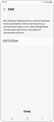 Usunięcie numeru telefonu z weryfikacji dwuetapowej