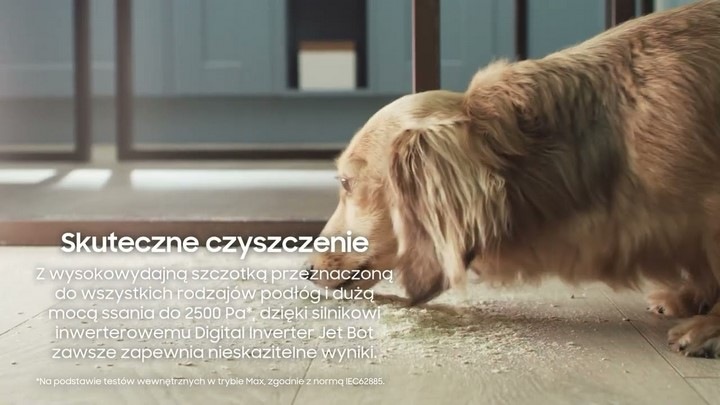 Poznaj inteligentne roboty sprzatające Samsung i zadbaj o czystość domu.