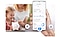 Na pierwszym planie ekran smartfonu Samsung wyświetlający dane dotyczące dziennego zużycia energii podłączonego do aplikacji SmartThings urządzenia. W tle uśmiechnięte mama z córką wrzucają monetę do świnki skarbonki. Podsumowanie zużycia energii w aplikacji Samsung SmartThings umożliwia monitorowanie dziennego zużycia prądu i generuje oszczędności dla inteligentnych urządzeń domowych.