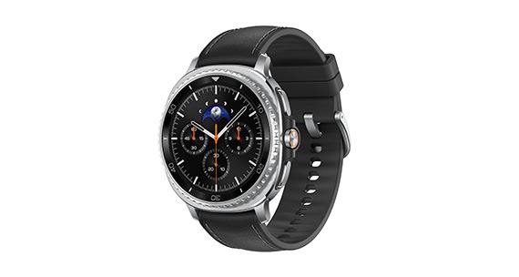 Obracający się smartwatch Galaxy Watch8 Classic w kolorze czarnym