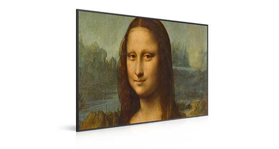 Sprawdź telewizor Samsung The Frame 75 cali - telewizor jak obraz w ozdobnej ramie.