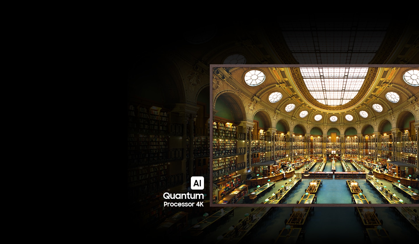 Rozdzielczość obrazu 4K UHD w telewizorze Samsung The Frame 2022.