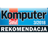 Logo Komputer Świat 3/2018 - nagroda dla telewizora Smart TV MU6172 Samsung w kategorii Rekomendacja