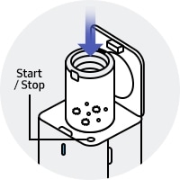 wyczyść pojemnik na kurz