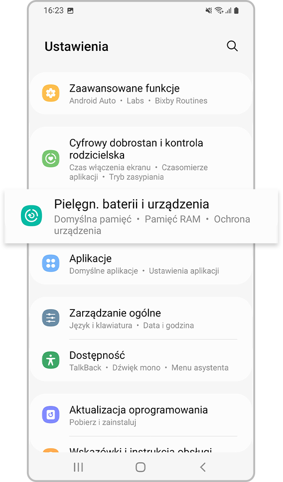 aktywacja szybkiego ładowania krok 1