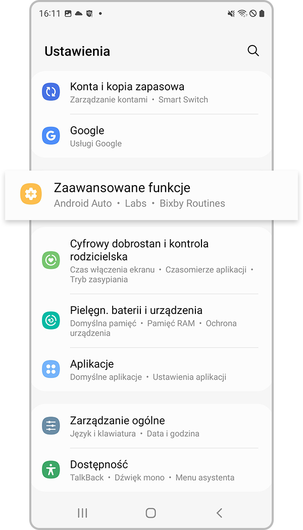 zmiana aplikacji s pen s22 krok 1