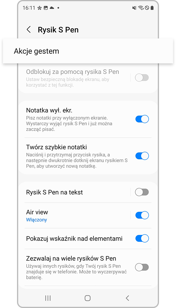 zmiana aplikacji s pen s22 krok 3