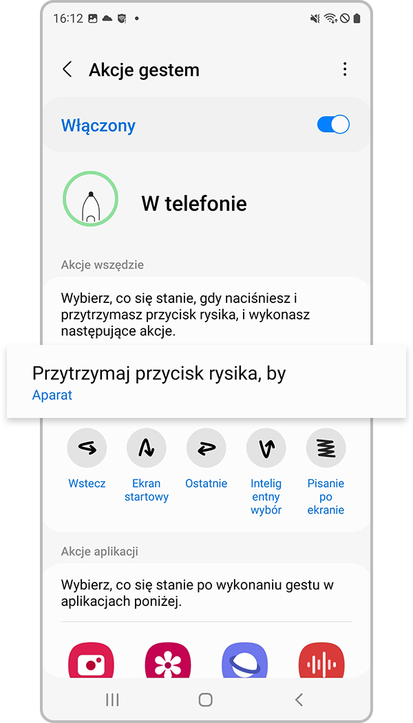 zmiana aplikacji s pen s22 krok 4